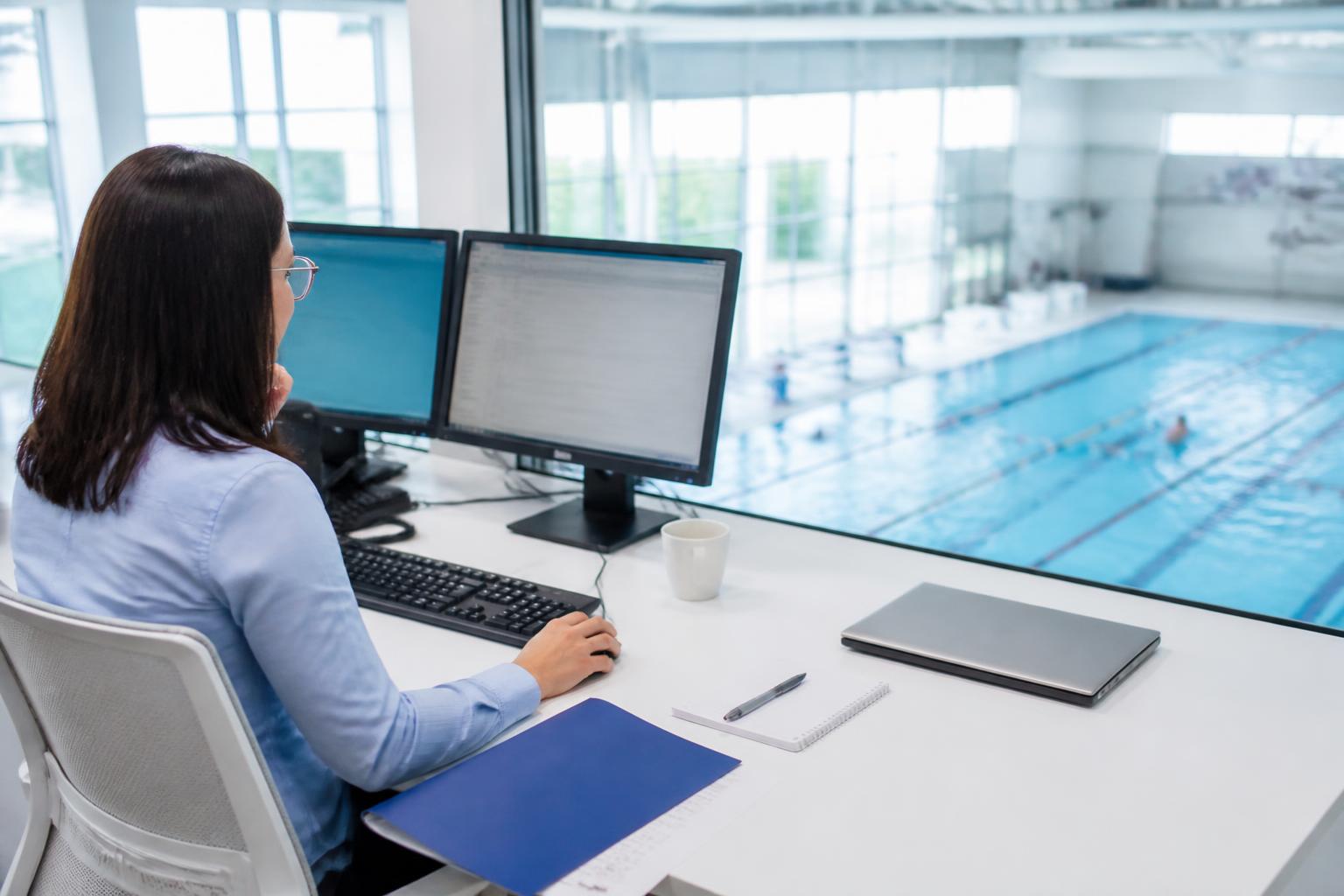 Aquatic operations management dashboard in Swimo