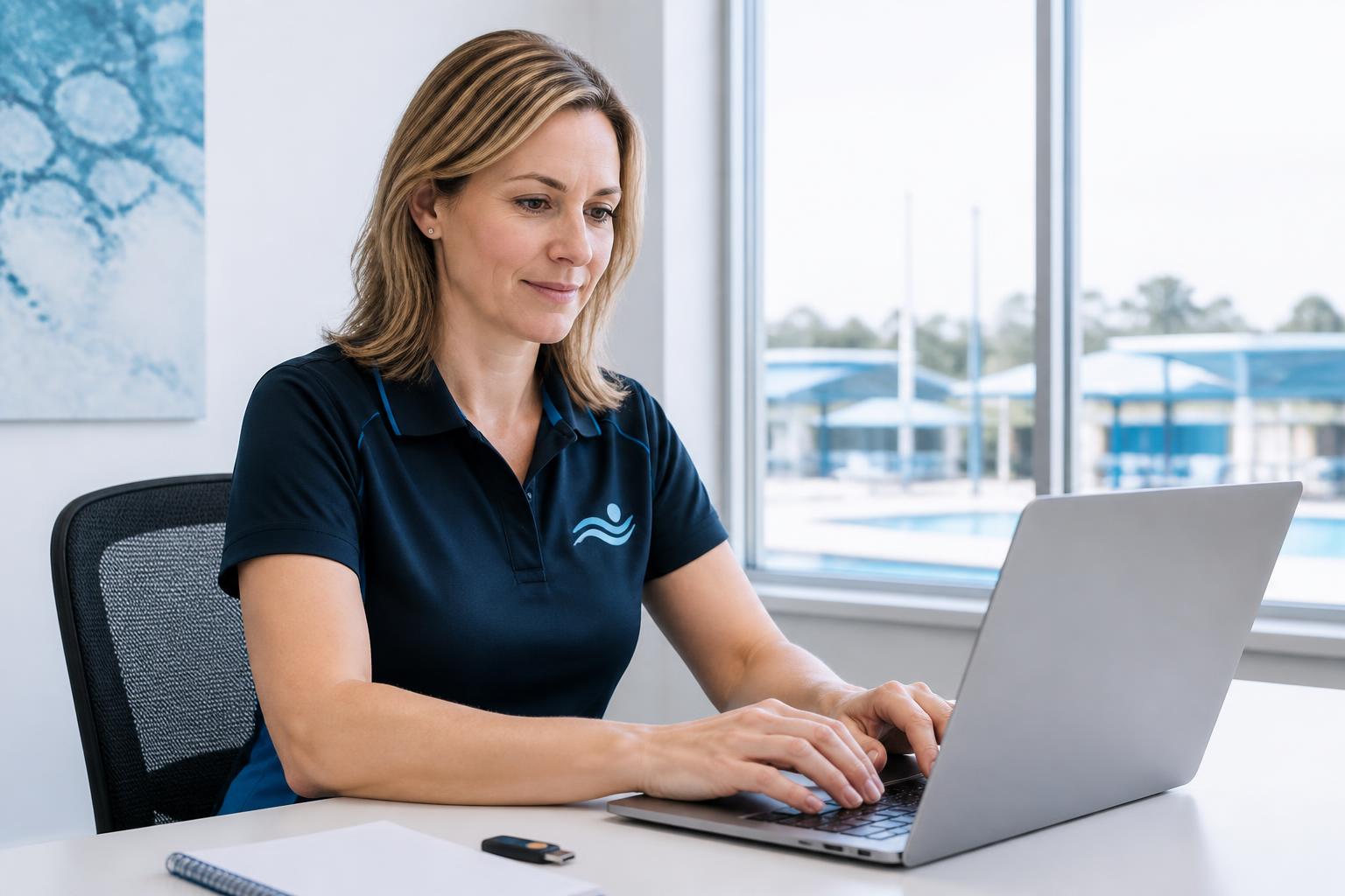 Shield representing Swimo data security hosted in Canada